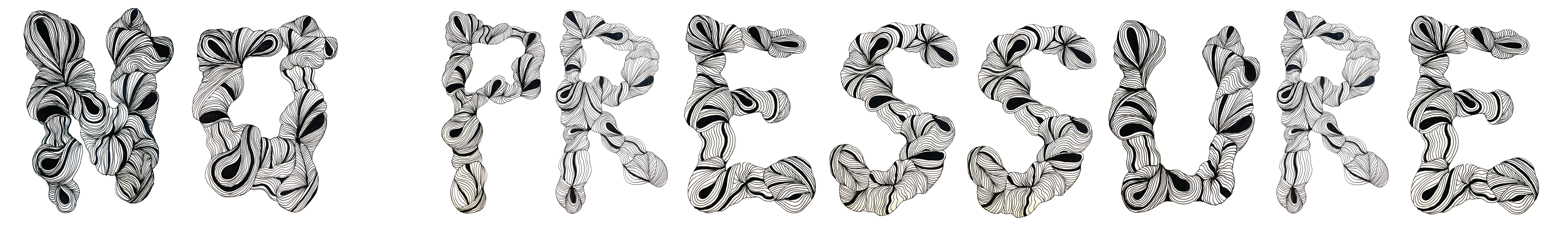 NO PRESSURE wordmark