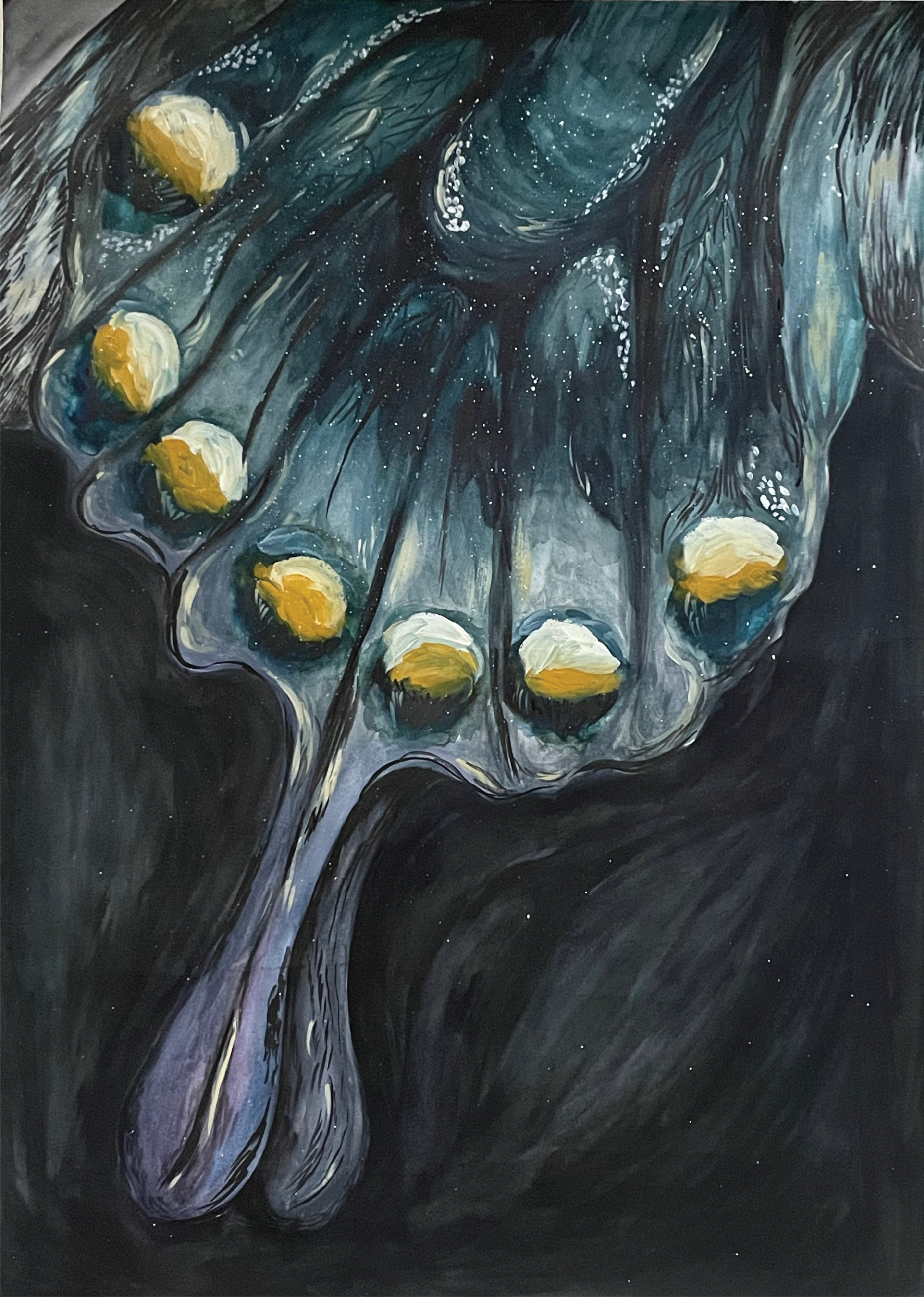 Letters arranged on wall